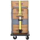 Sprūdrata kravas nostiprināšanas siksnu komplekts, 10 gab., 4 536 kg pārrāvuma izturība, 50,8 mm x 9 m smagās slodzes siksnas ar atsperu stiprinājumiem kravu, sadzīves tehnikas un motociklu drošai nostiprināšanai