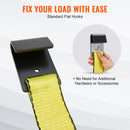 Sprūdrata kravas nostiprināšanas siksnu komplekts, 10 gab., 4 536 kg pārrāvuma izturība, 50,8 mm x 9 m smagās slodzes siksnas ar atsperu stiprinājumiem kravu, sadzīves tehnikas un motociklu drošai nostiprināšanai