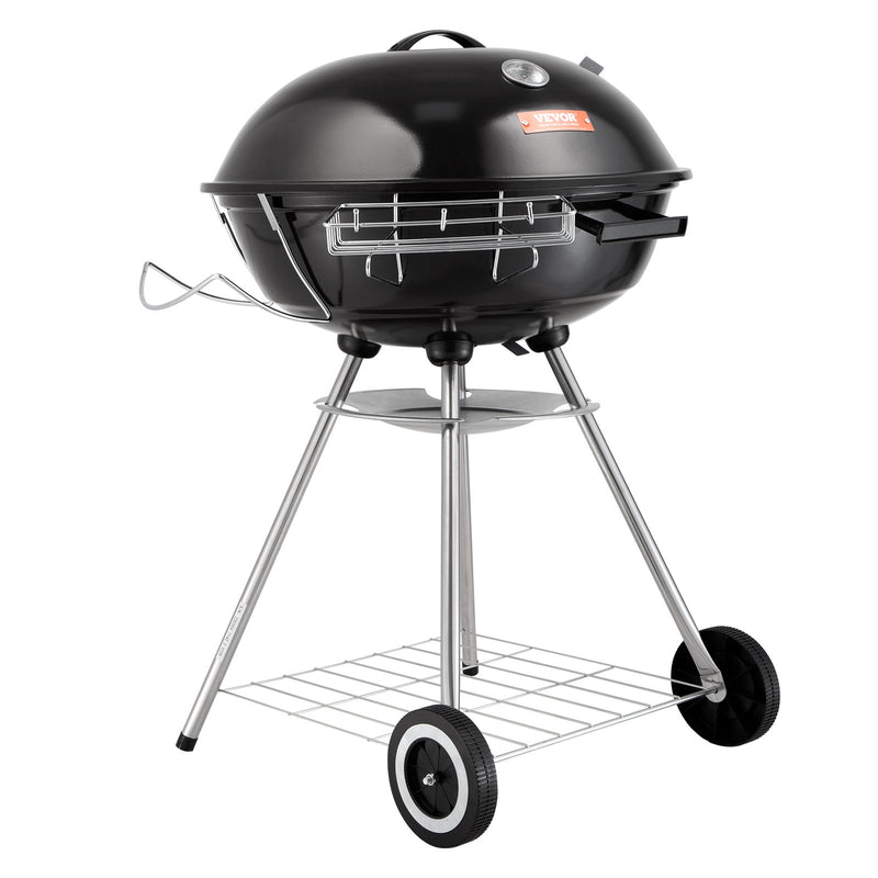 VEVOR 56 cm apaļais oglekļa grils – pārnēsājams BBQ grils āra barbekjū un gatavošanai