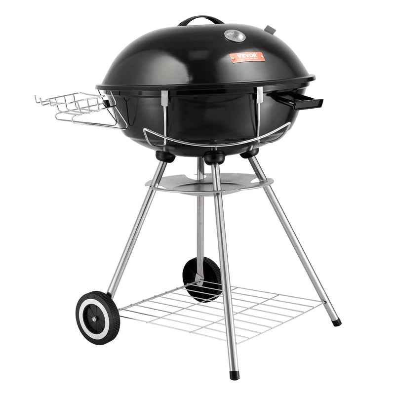 VEVOR 56 cm apaļais oglekļa grils – pārnēsājams BBQ grils āra barbekjū un gatavošanai