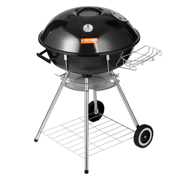 VEVOR 56 cm apaļais oglekļa grils – pārnēsājams BBQ grils āra barbekjū un gatavošanai