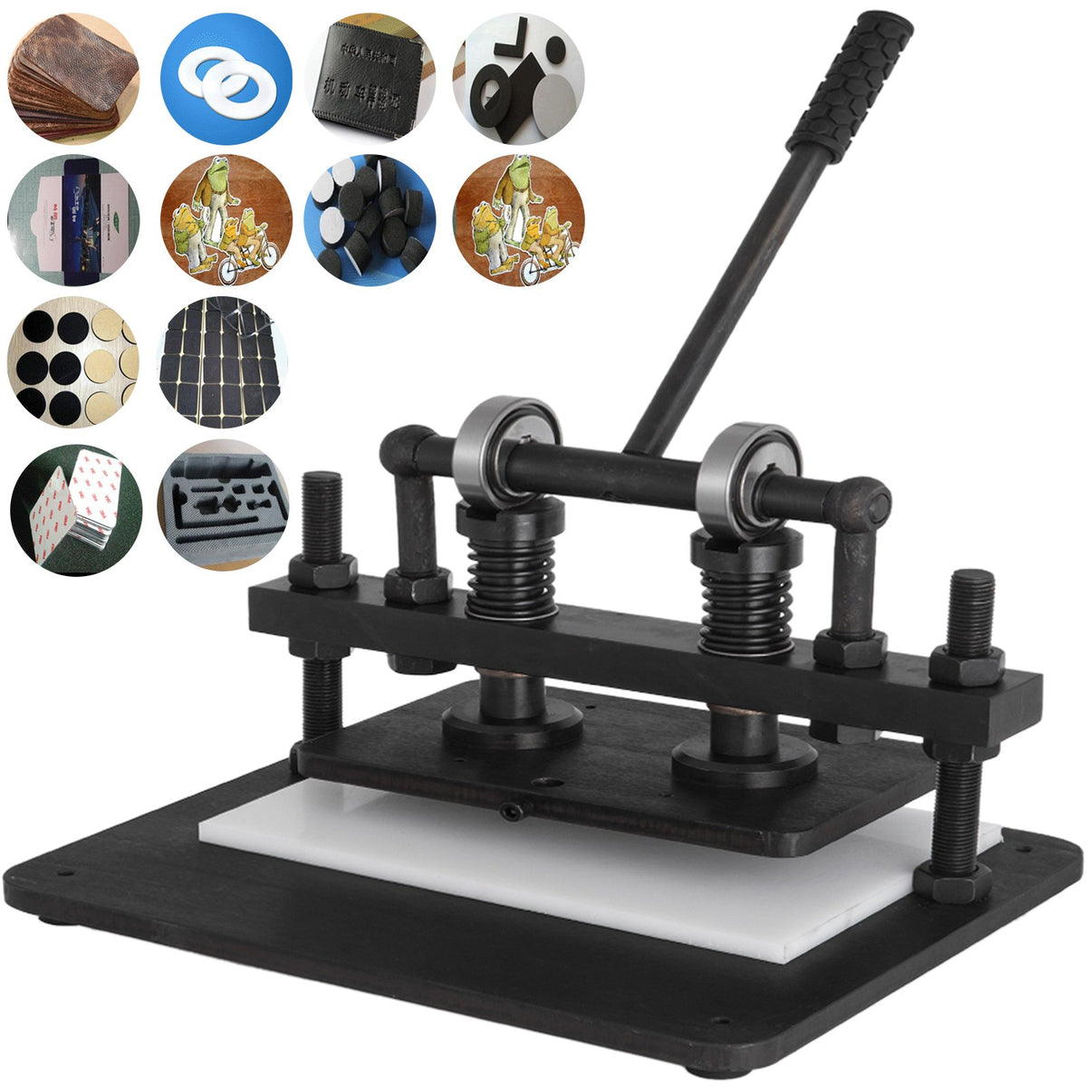 VEVOR käsitsi nahalõikepress 260 × 150 mm, raskele koormusele, nahatööks