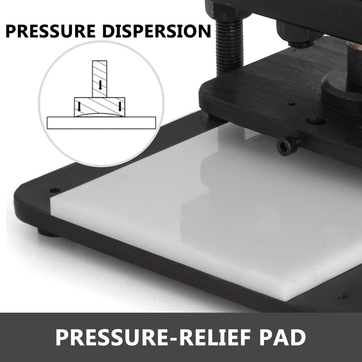 VEVOR käsitsi nahalõikepress 260 × 150 mm, raskele koormusele, nahatööks