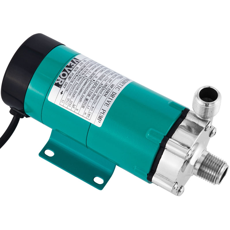 VEVOR 10W Nerūsējošā Tērauda Pārtikas Klases Magnētiskais Alus Brūvēšanas Sūknis MP-15RP