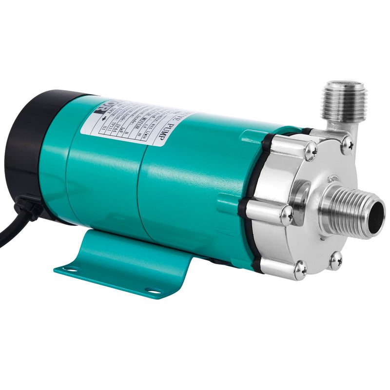 VEVOR 10W Nerūsējošā Tērauda Pārtikas Klases Magnētiskais Alus Brūvēšanas Sūknis MP-15RP