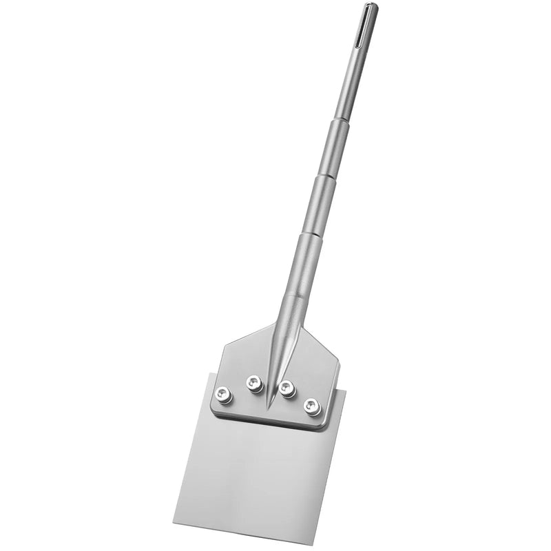 VEVOR SDS Max grīdas skrāpis 630 × 150 mm, kalta uzgalis ar SDS Max kātu, perforatoriem, termiski apstrādāts 40Cr leģētais tērauds lamināta, flīžu un javas noņemšanai