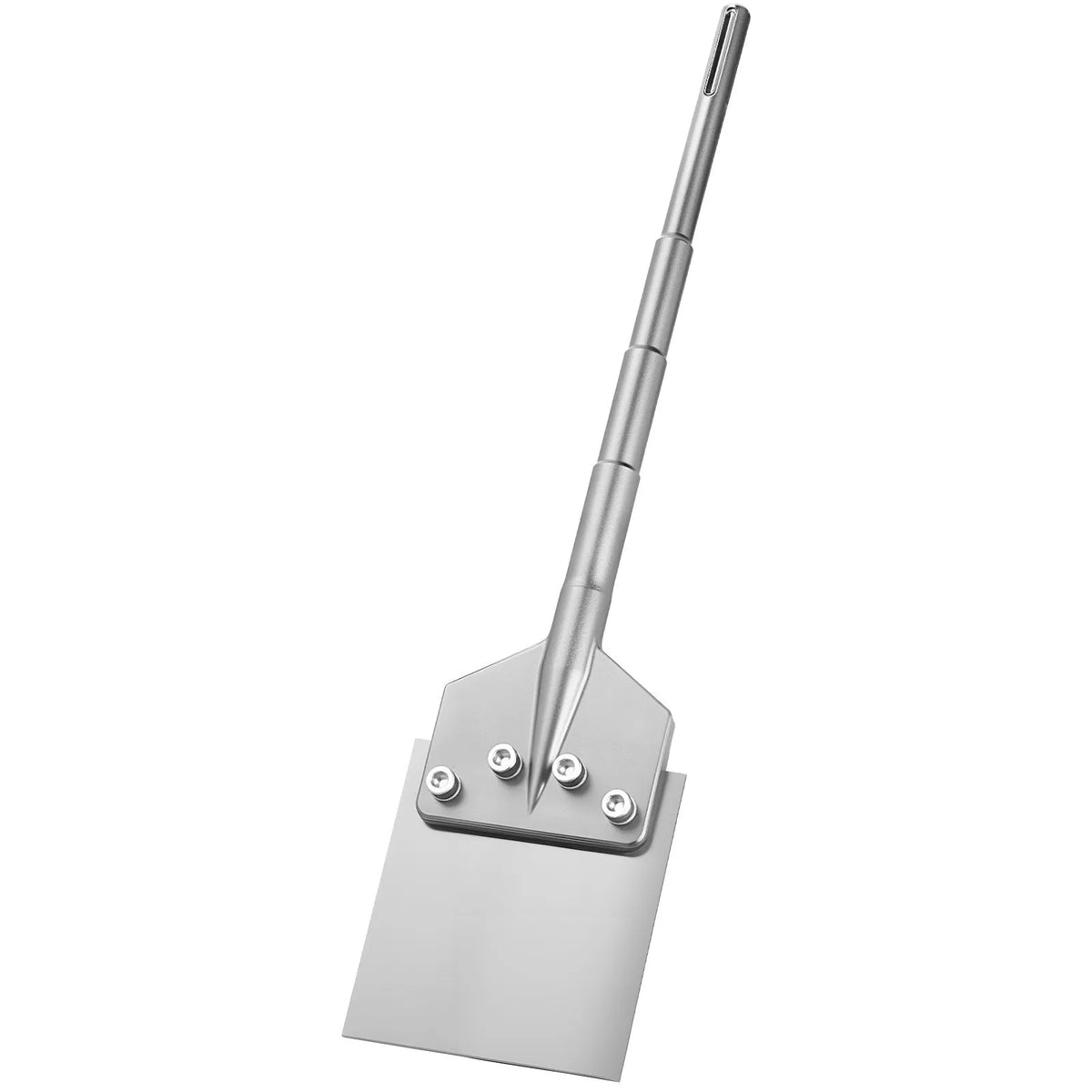 VEVOR SDS Max grīdas skrāpis 630 × 150 mm, kalta uzgalis ar SDS Max kātu, perforatoriem, termiski apstrādāts 40Cr leģētais tērauds lamināta, flīžu un javas noņemšanai