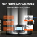 VEVOR elektriskā alus brūvēšanas sistēma, 30 l katls, 304 nerūsējošais tērauds, stikla vāks, rokturis, krāns, elektroniska vadība