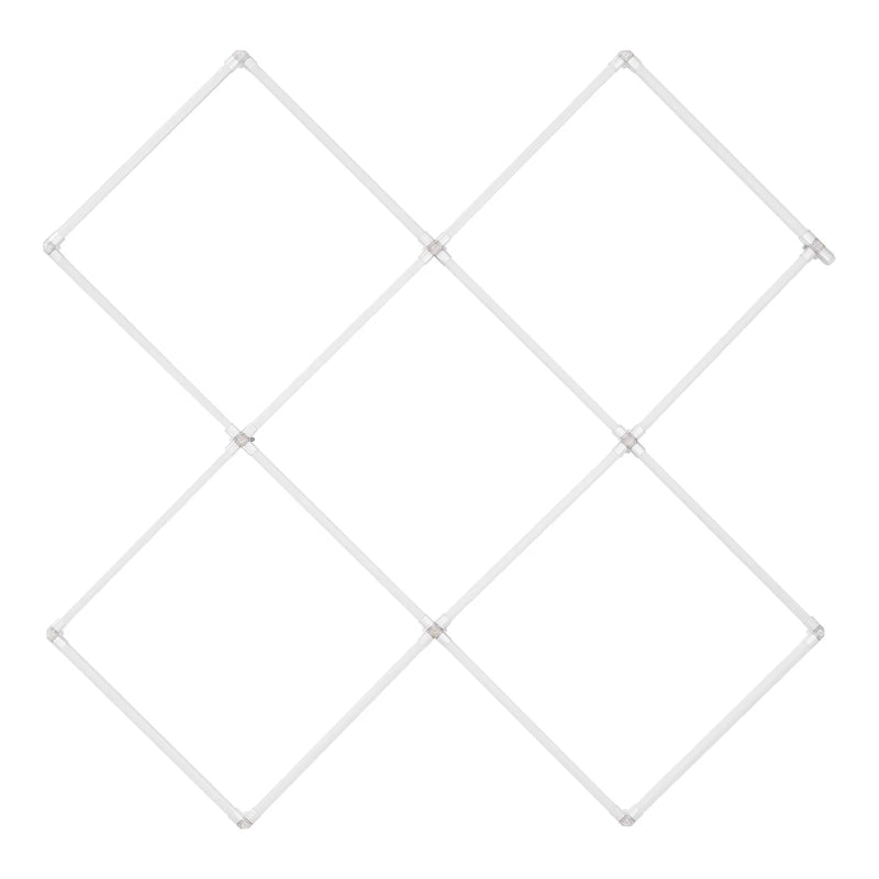 LED garāžas griestu gaismekļi, 22 000 lm, 6500 K, 5 moduļu kvadrātveida sistēma, īpaši spilgts auksti balts apgaismojums darbnīcām, pagrabam, noliktavām, auto kopšanas un detaļu darbnīcām