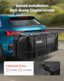 VEVOR piekabes bagāžas soma, ūdensizturīgs 840D PVC, 146 x 50 x 60 cm (453 l), izturīga kravas soma ar pastiprinātām siksnām, piemērota auto, SUV un furgonu piekabes bagāžas grozam - ZEMLETES.LV
