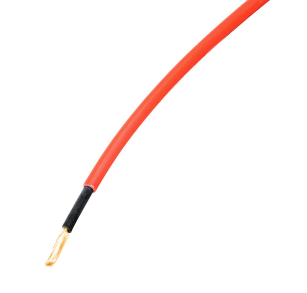 PNI 6 mm solārais kabelis ar UV aizsardzību 10 metri - SARKANS
