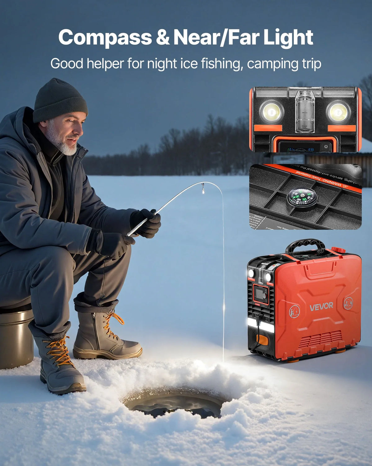 12V 8 kW VEVOR diesel heater all-in-one – Bluetooth, remote control, 4.5 l tank