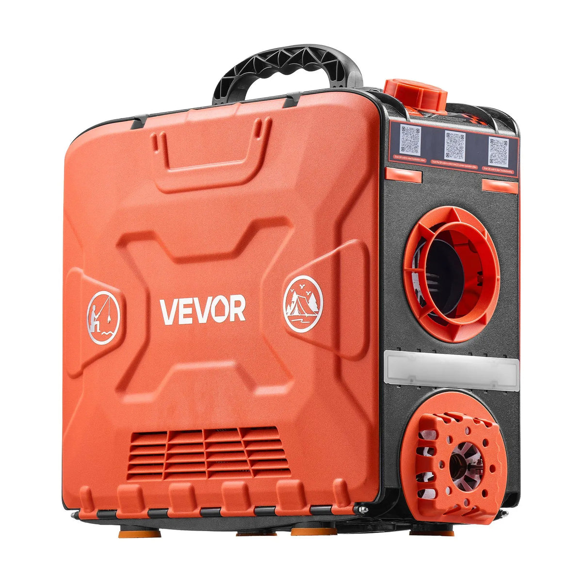 12V 8 kW VEVOR diesel heater all-in-one – Bluetooth, remote control, 4.5 l tank