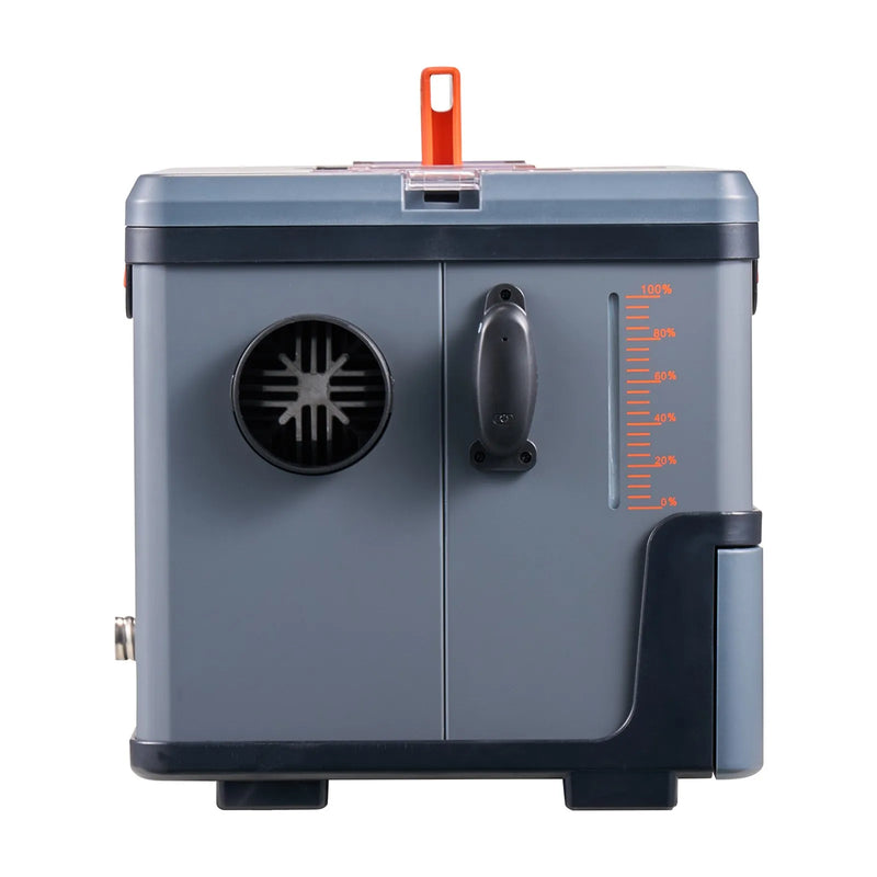 Dīzeļsildītājs 8 kW, 12/24 V, pārnēsājams viss vienā gaisa sildītājs ar Bluetooth vadību, tālvadības pulti, LCD ekrānu un 5 l degvielas tvertni, piemērots kravas automašīnām, furgoniem, kemperiem un garāžām
