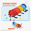 VEVOR Bērnu Krāsains Spēļu Tunelis, Izliekams Kāpšanas Tunelis