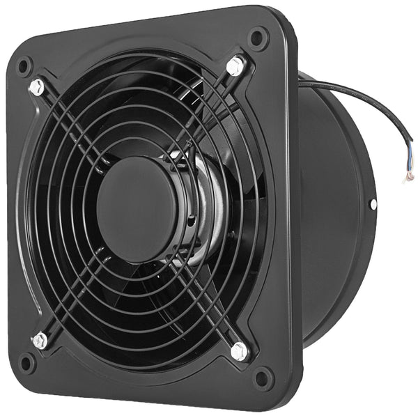 VEVOR Industrial Ventilation Extractor Metal Axial Exhaust 250MM/10 Inch Air Puller Fan (250MM/10 Inch)