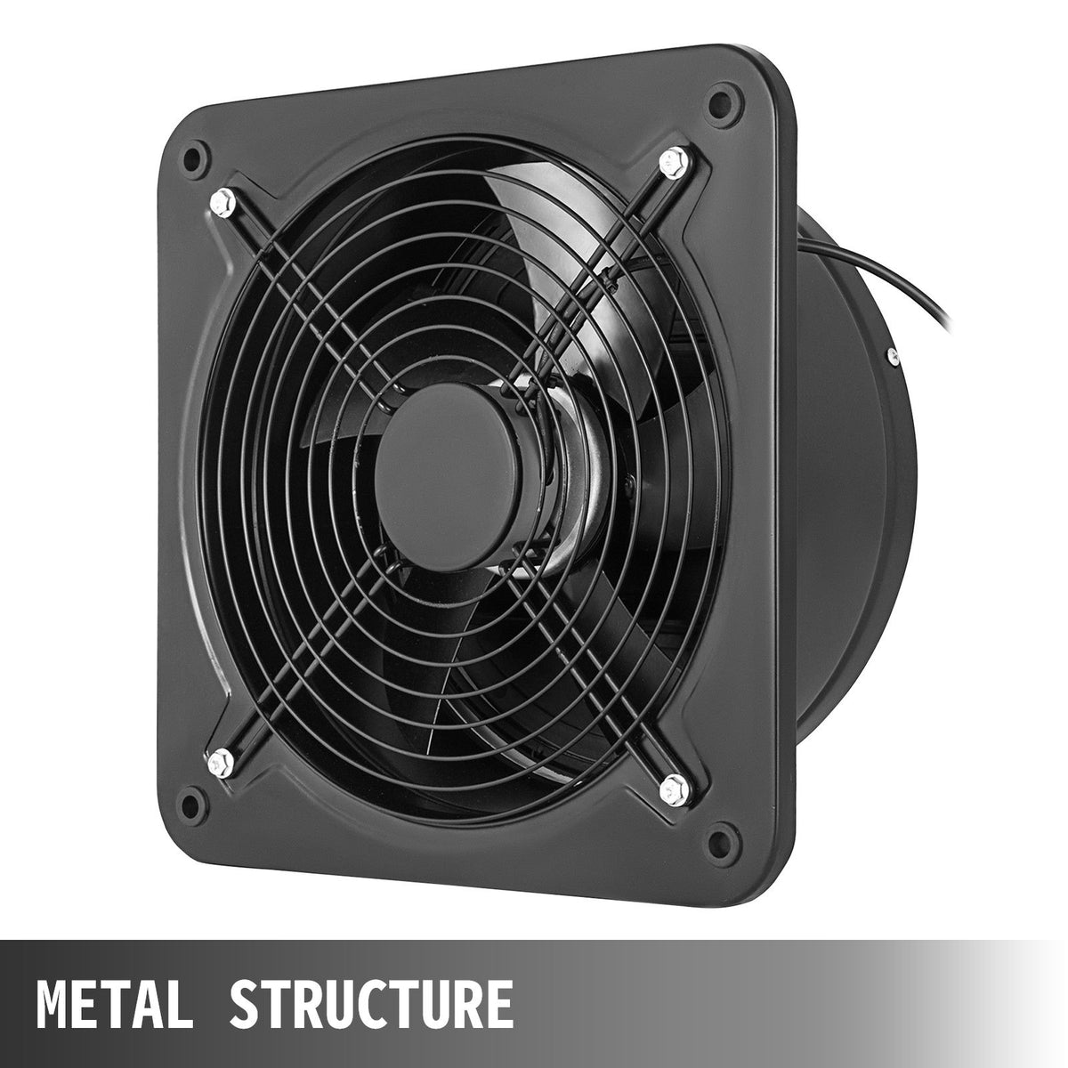 VEVOR 12 Inch Industrial Ventilation Exhaust Fan with Metal Axial Design (300MM/12 Inch)