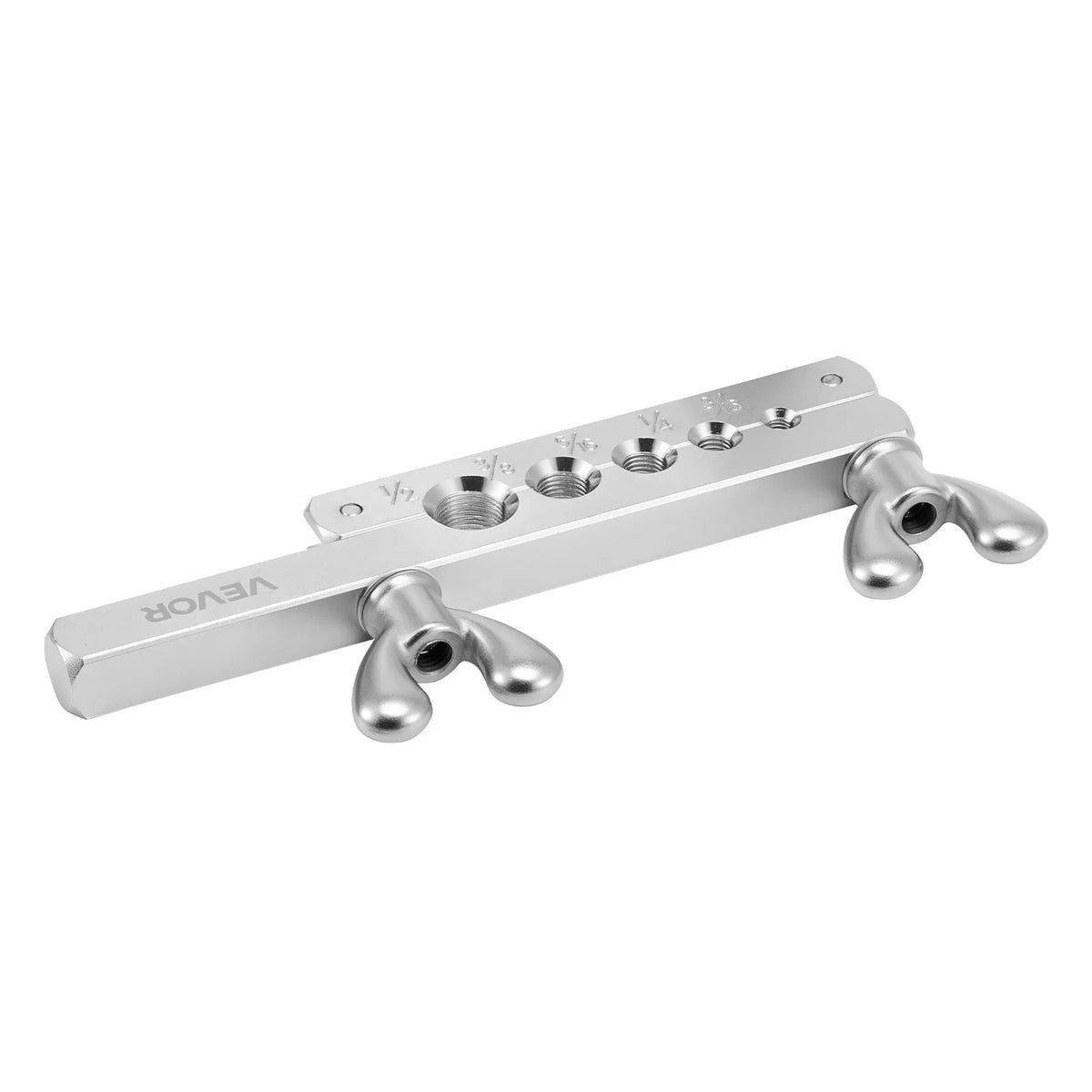 VEVOR bremžu cauruļu remonta komplekts ar 45° dubultās un vienkāršās uzlocīšanas instrumentu, 7,6 m x 4,76 mm vara pārklājuma caurule ar 16 savienojumiem un 4 savienotājiem, cauruļu griezējs, 5 adapteri un koferis - ZEMLETES.LV