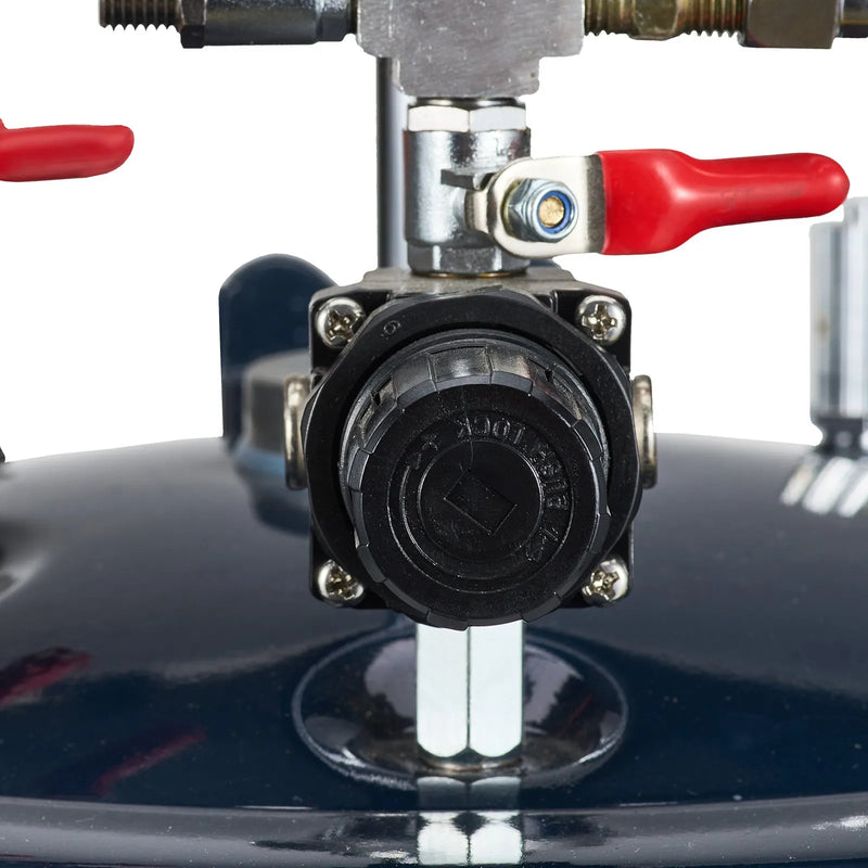 Krāsošanas spiedtvertne ar pistoli, 30 l gaisa spiedtvertne ar manuālo maisītāju, hermētiķi noplūžu novēršanai, piemērota rūpniecībai, mājas dekoram, arhitektūrai, būvniecībai un automašīnu krāsošanai, maksimālais spiediens 4,8 bar