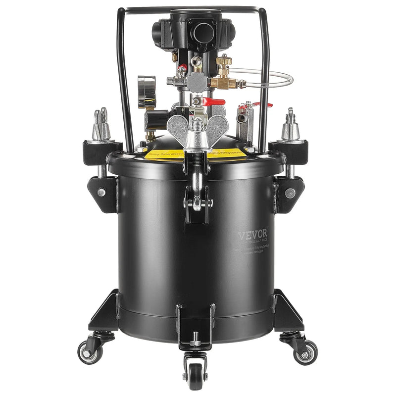 Krāsošanas spiedtvertne ar smidzināšanas funkciju, 10 L pilnībā automātiska maisīšana, 4,8 bar