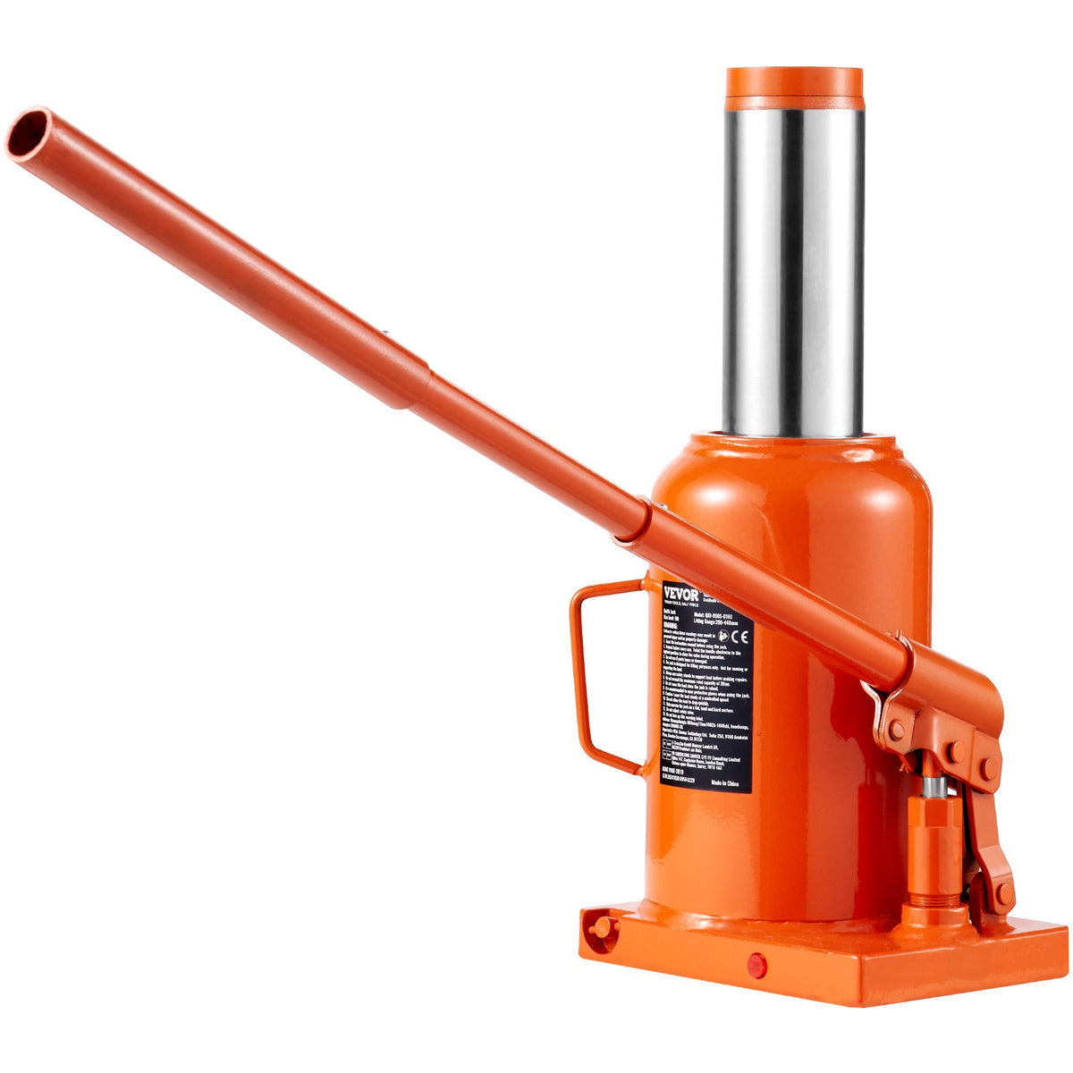 VEVOR Hydraulic Bottle Jack 30 Tonnes Manual High Lift for Car Repair Workshops