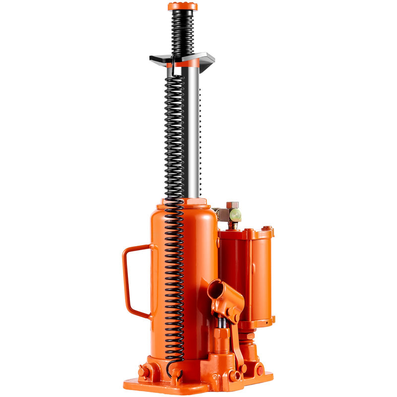 VEVOR Gaisa hidrauliskais pudeles domkrats 12 tonnas, Manuālā rokas sūkņa automašīnu remonta iekārta