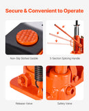 VEVOR Gaisa hidrauliskais pudeles domkrats 12 tonnas, Manuālā rokas sūkņa automašīnu remonta iekārta