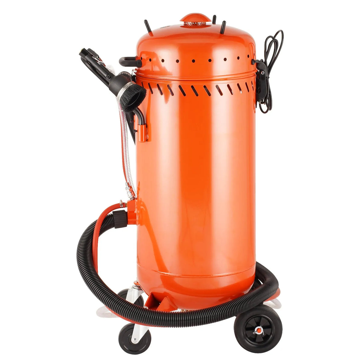 VEVOR 106 l vakuuma smilšu strūklas iekārta ar 1200 W putekļu savākšanas sistēmu un abrazīva recirkulāciju, 4,1–7,6 bar smagās klases smilšu strūklas iekārta - ZEMLETES.LV