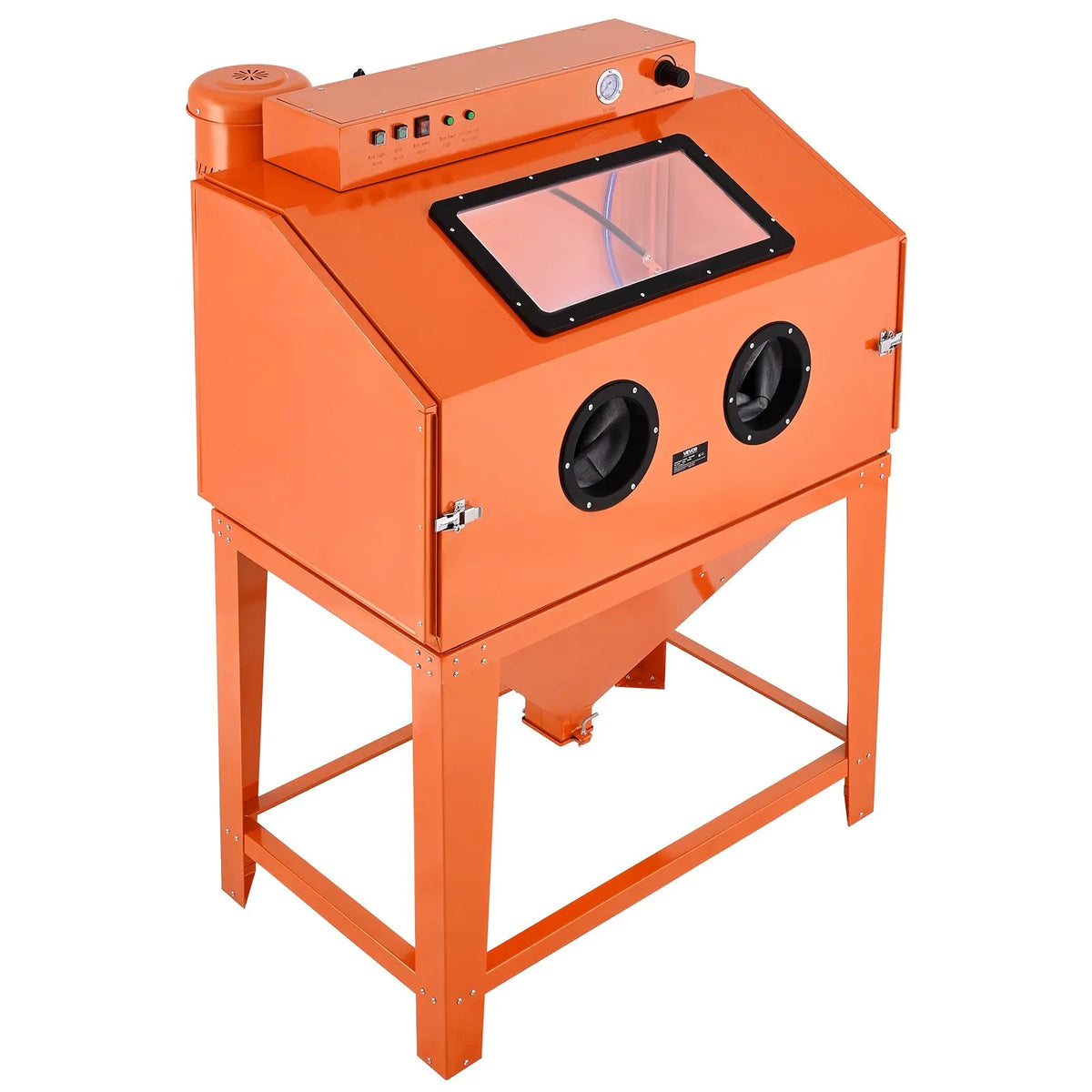 VEVOR Sandblasting Cabinet 435 l with 2 Guns, 117 l Abrasive Tank and 1200 W Dust Collector