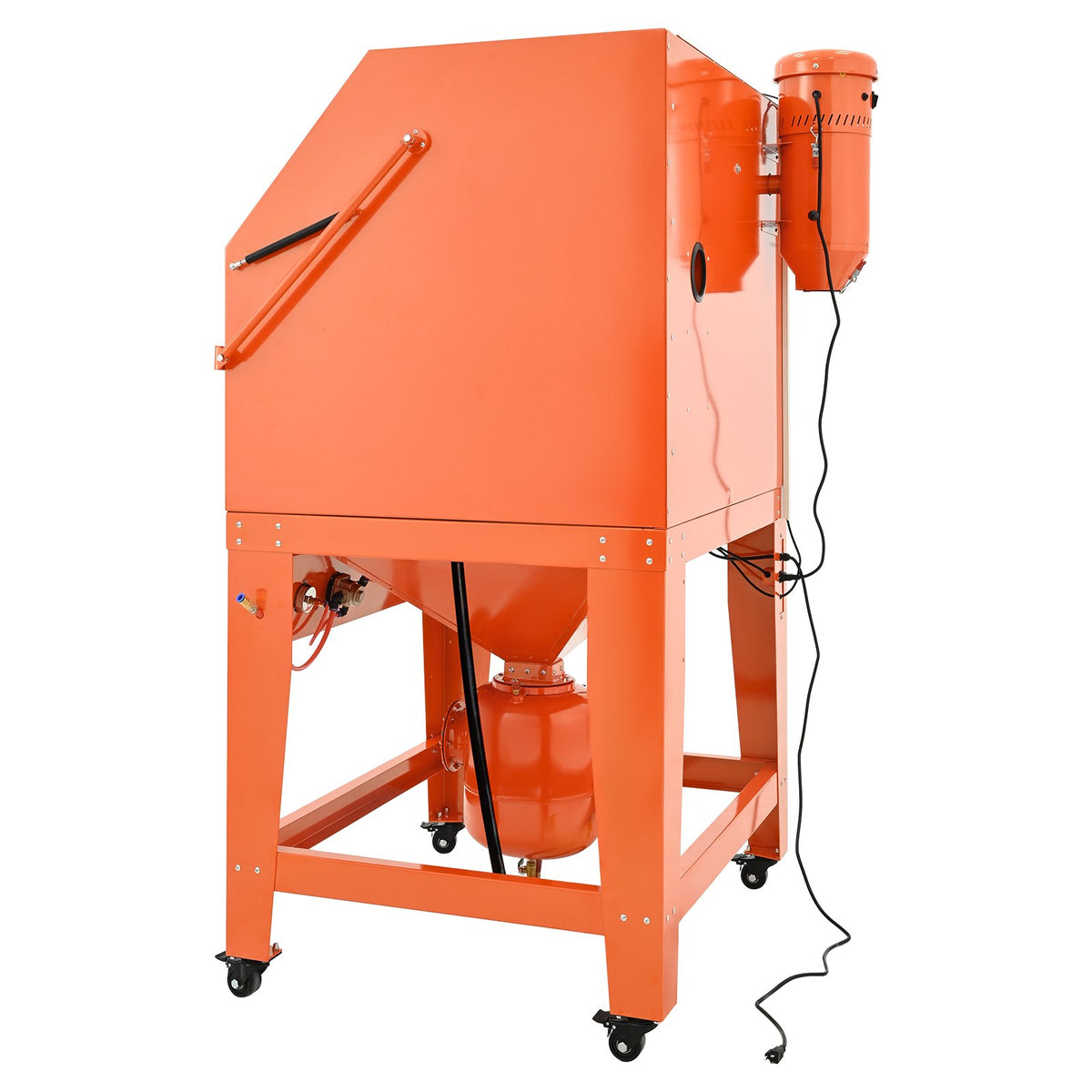VEVOR 927 l Sandblasting Cabinet with Pressure Tank, 121 l Abrasive Tank and 1200 W Dust Collector, on Wheels