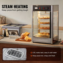 VEVOR pārtikas sildītājs, 35,6 cm picas displejs, 4 līmeņu komerciāls elektrisks picas sildītājs
