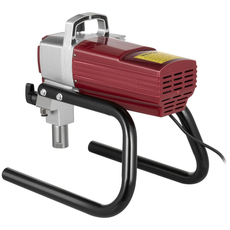 Profesionāls bezgaiss elektriskais krāsošanas smidzinātājs 1500 W ar regulējamu 22 MPa spiedienu un 15 m šļūteni sienu, griestu, koka un metāla virsmu krāsošanai