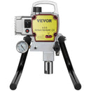 Profesionāls bezgaiss elektriskais krāsošanas smidzinātājs 1500 W ar regulējamu 22 MPa spiedienu un 15 m šļūteni sienu, griestu, koka un metāla virsmu krāsošanai