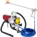 Profesionāls bezgaiss elektriskais krāsošanas smidzinātājs 1800 W ar regulējamu 22 MPa spiedienu un 15 m šļūteni sienu, griestu, koka un metāla virsmu krāsošanai