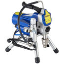 Airless elektriskais sienu un griestu krāsu smidzinātājs 2200 W ar regulējamu 22 MPa spiedienu un 15 m šļūteni koka un citu virsmu krāsošanai