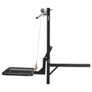 VEVOR piekabes medījuma pacēlājs ar platformu un vinčas sistēmu 136 kg, salokāms medījuma pacēlājs ar 360° rotējošu asi un 50 mm stiprinājumu medījuma pārvietošanai