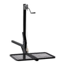 VEVOR piekabes medījuma pacēlājs ar platformu un vinčas sistēmu 136 kg, salokāms medījuma pacēlājs ar 360° rotējošu asi un 50 mm stiprinājumu medījuma pārvietošanai