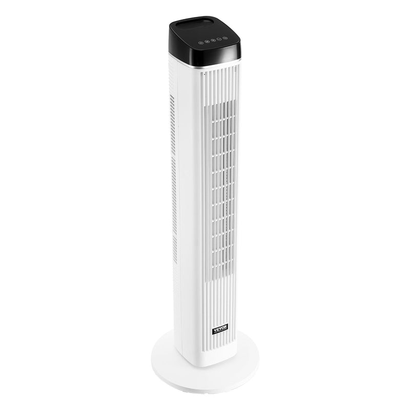 VEVOR 99 cm oscilējošais torņventilators ar 9 stundu taimeri, 6,7 m/s, tālvadības pults vadība