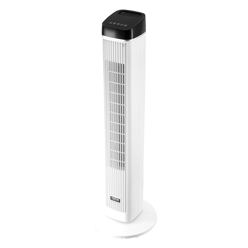 VEVOR 99 cm oscilējošais torņventilators ar 9 stundu taimeri, 6,7 m/s, tālvadības pults vadība