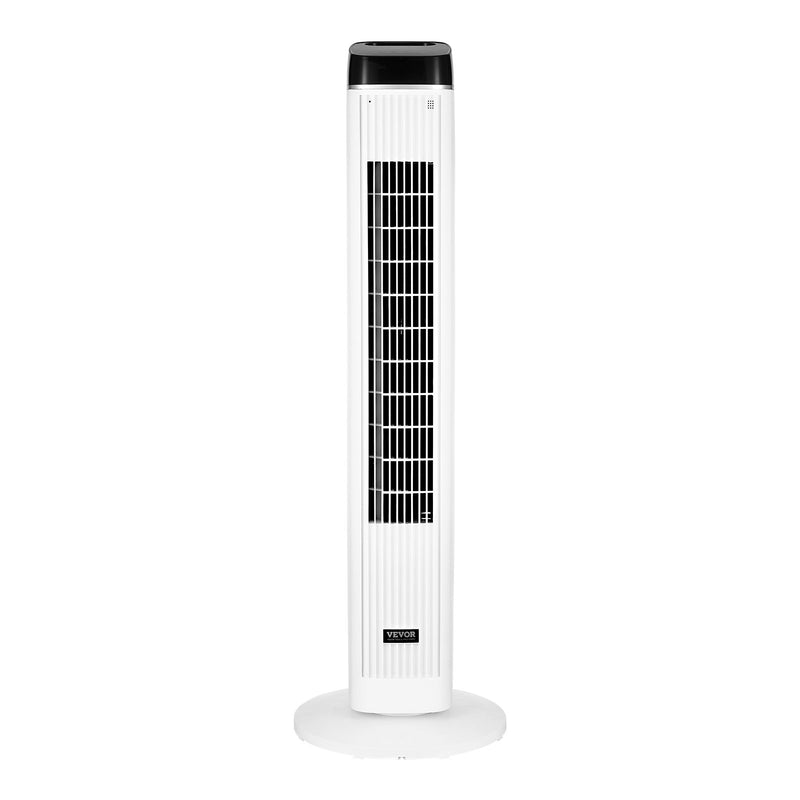 VEVOR 99 cm oscilējošais torņventilators ar 9 stundu taimeri, 6,7 m/s, tālvadības pults vadība