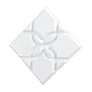 VEVOR 3D sienas paneļi, 33 gab., PVC minimālisma ziedu dizaina flīzes, 300 × 300 mm, kopējais pārklājums 3,0 m², akcenta sienas dekors interjeram griestiem, guļamistabai, viesistabai un spēļu telpai, matēti baltā krāsā