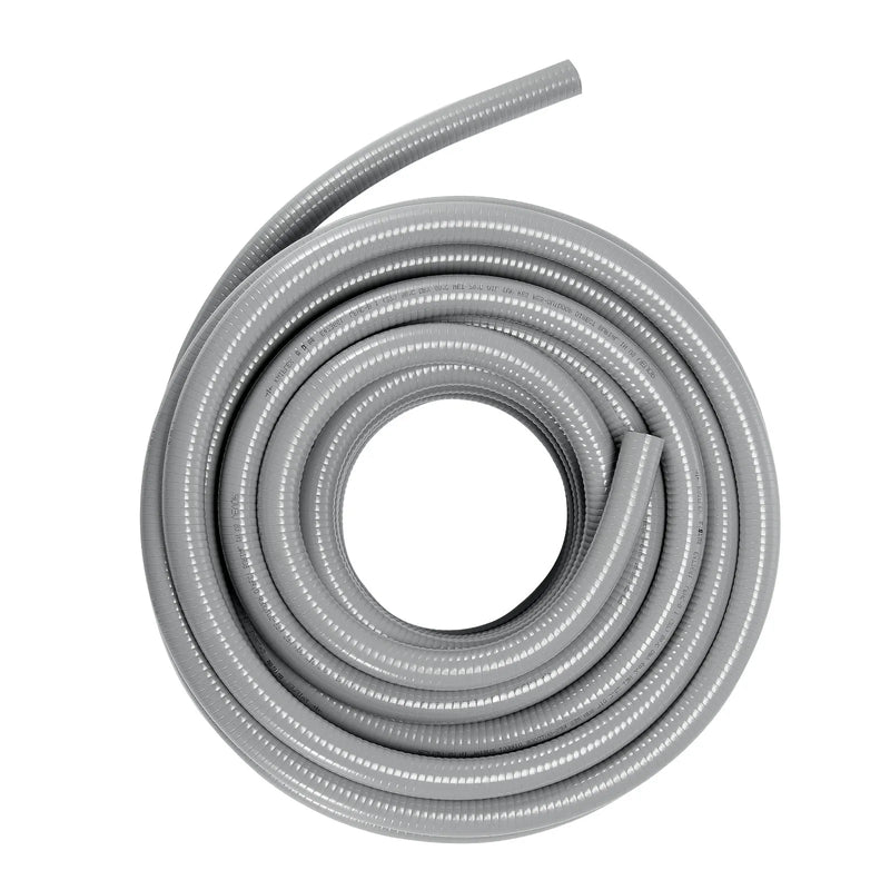 Elastīga šķidrumizturīga nemetāliska PVC vada aizsargšļūtene Ø 12,7 mm, 30,5 m