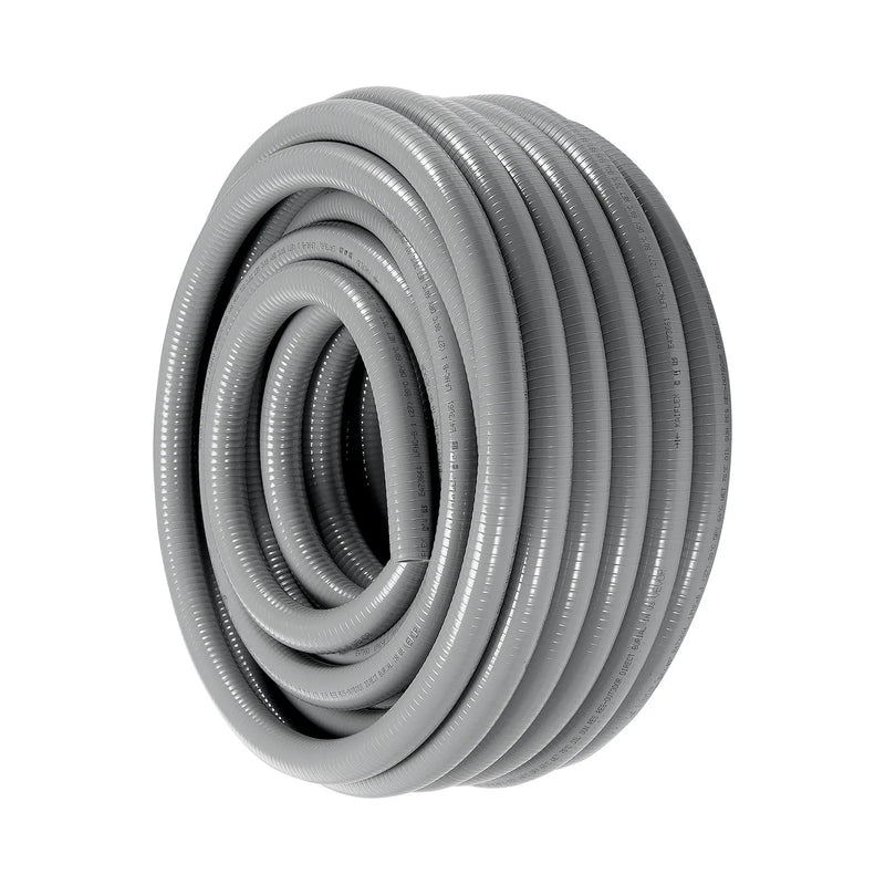 Elastīga šķidrumizturīga nemetāliska PVC vada aizsargšļūtene Ø 12,7 mm, 30,5 m