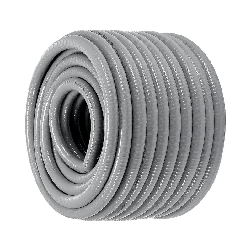 VEVOR šķidrumizturīga elastīga PVC vada aizsargšļūtene Ø 19 mm, 30,5 m