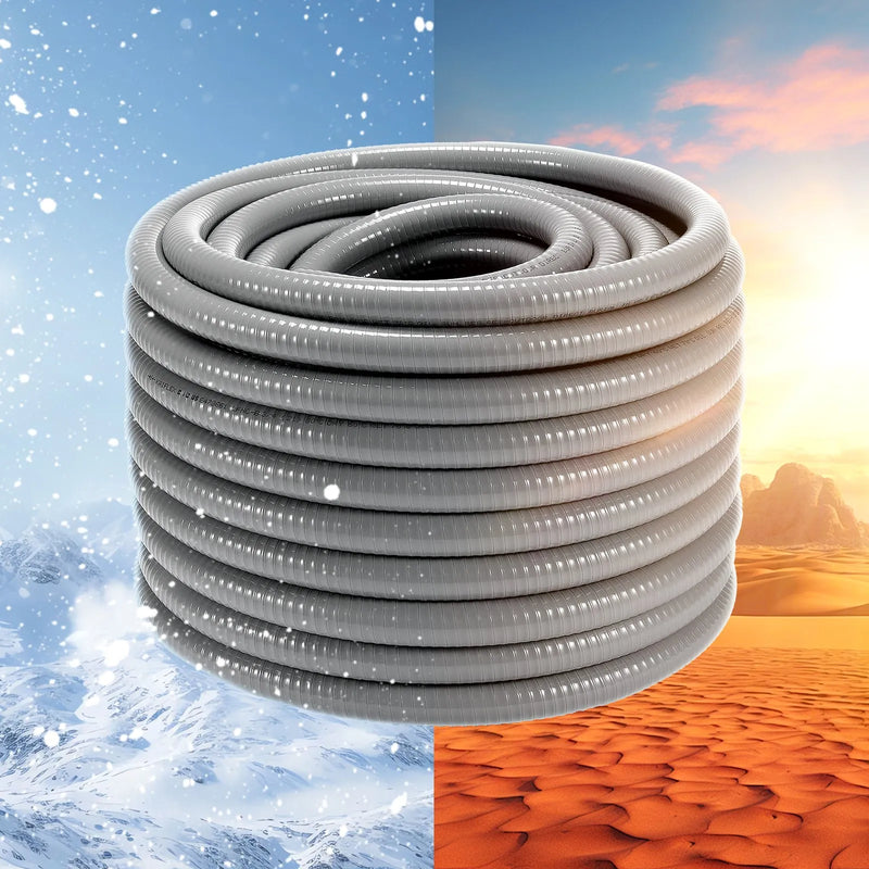 VEVOR šķidrumizturīga elastīga PVC vada aizsargšļūtene Ø 19 mm, 30,5 m