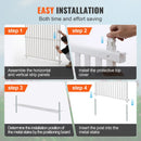 121 × 121 cm vinila privātuma paneļi, 2 gab., āra gaisa kondicioniera, baseina aprīkojuma, atkritumu konteineru un citu zonu nožogošanai