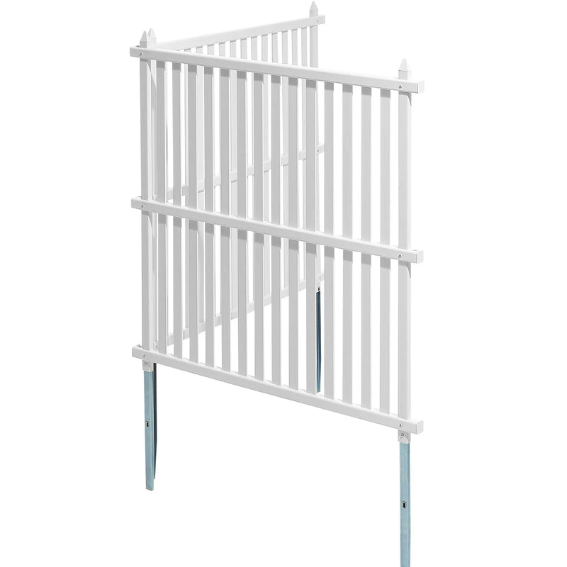 121 × 121 cm vinila privātuma paneļi, 2 gab., āra gaisa kondicioniera, baseina aprīkojuma, atkritumu konteineru un citu zonu nožogošanai