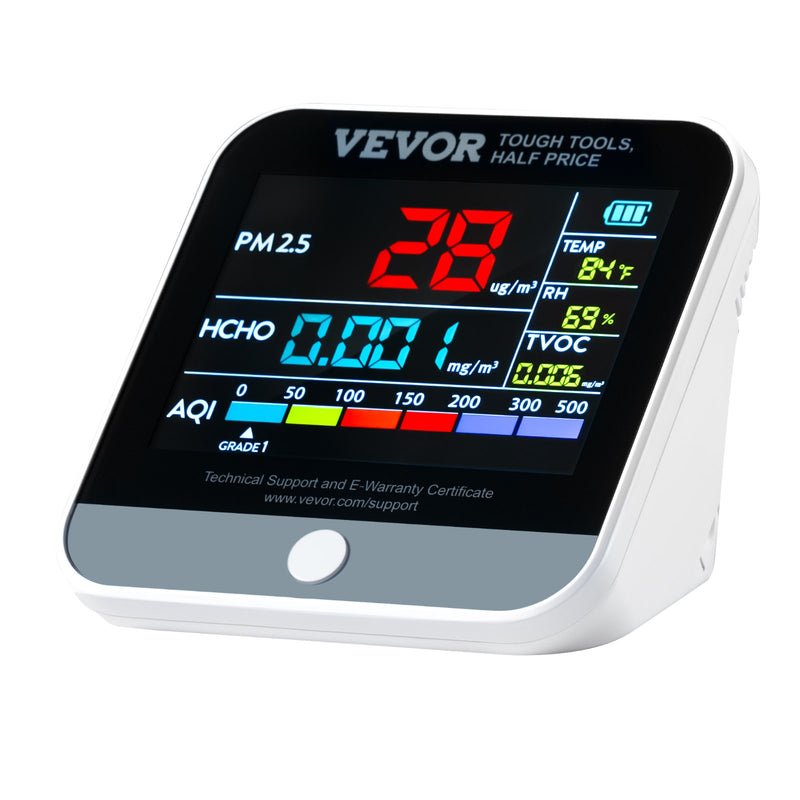 VEVOR 8-in-1 Mini Gaisa kvalitātes monitors