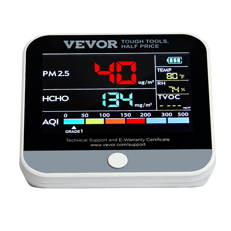VEVOR 8-in-1 Mini Gaisa kvalitātes monitors