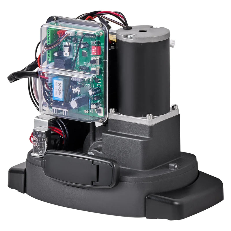 VEVOR Saules bīdāmo vārtu atvērējs 280 W, elektrisks motors vārtiem līdz 20 m un 816 kg, zobratu sliedes žoga vārtu motors ar infrasarkano sensoru un 2 tālvadības pultīm, piebraucamo vārtu atvēršanas sistēma